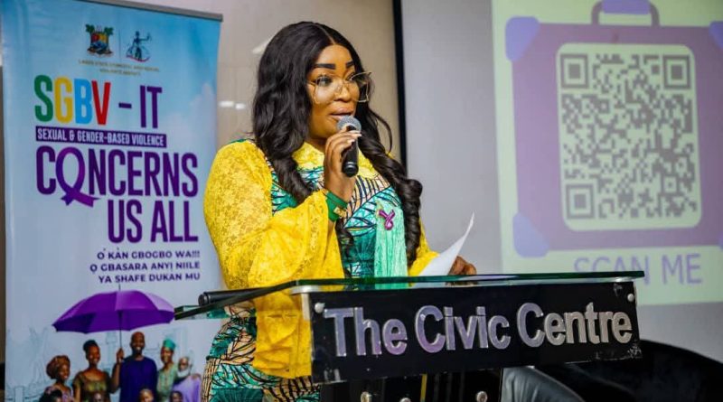 DSVA Executive Secretary Titilola Vivour-Adeniyi addressing participants