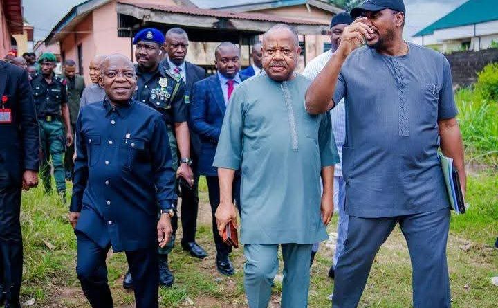 Governor Alex Otti inspects Abia Ministry of Agriculture headquarters
