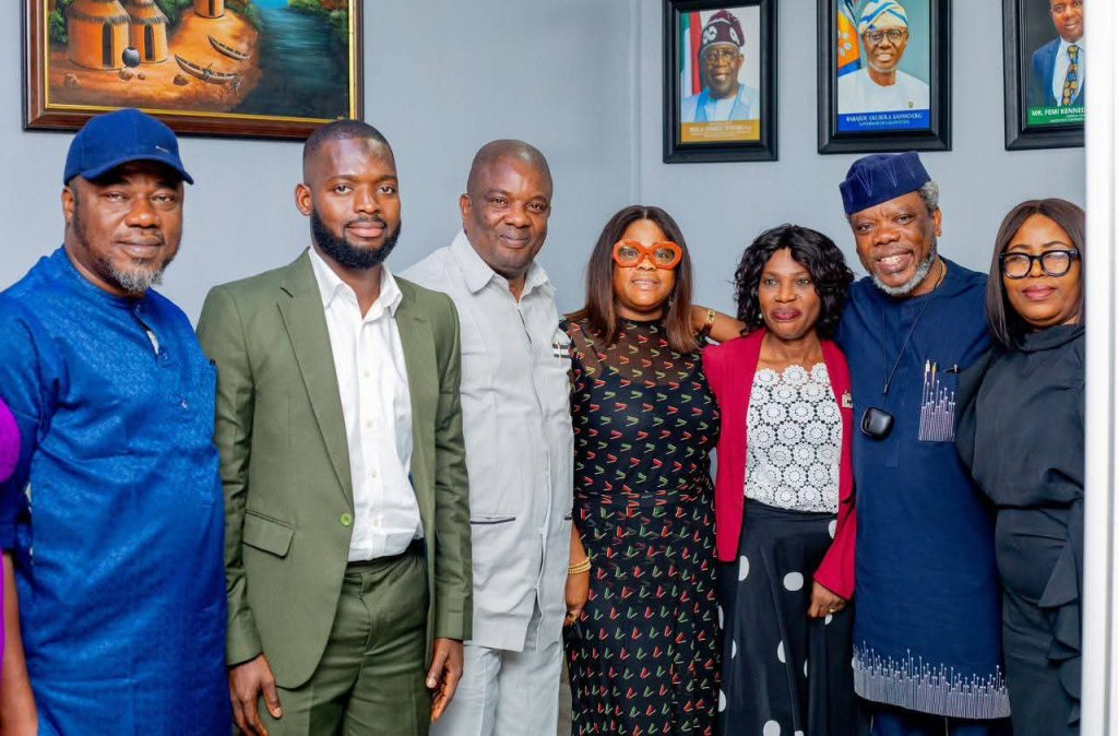 LSCCC officials with Agege LGA delegation on disaster management partnership