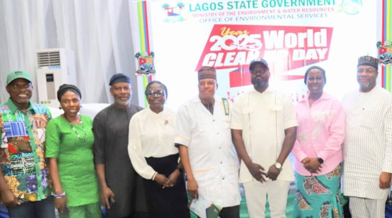 Lagos officials at World Cleanup Day 2025