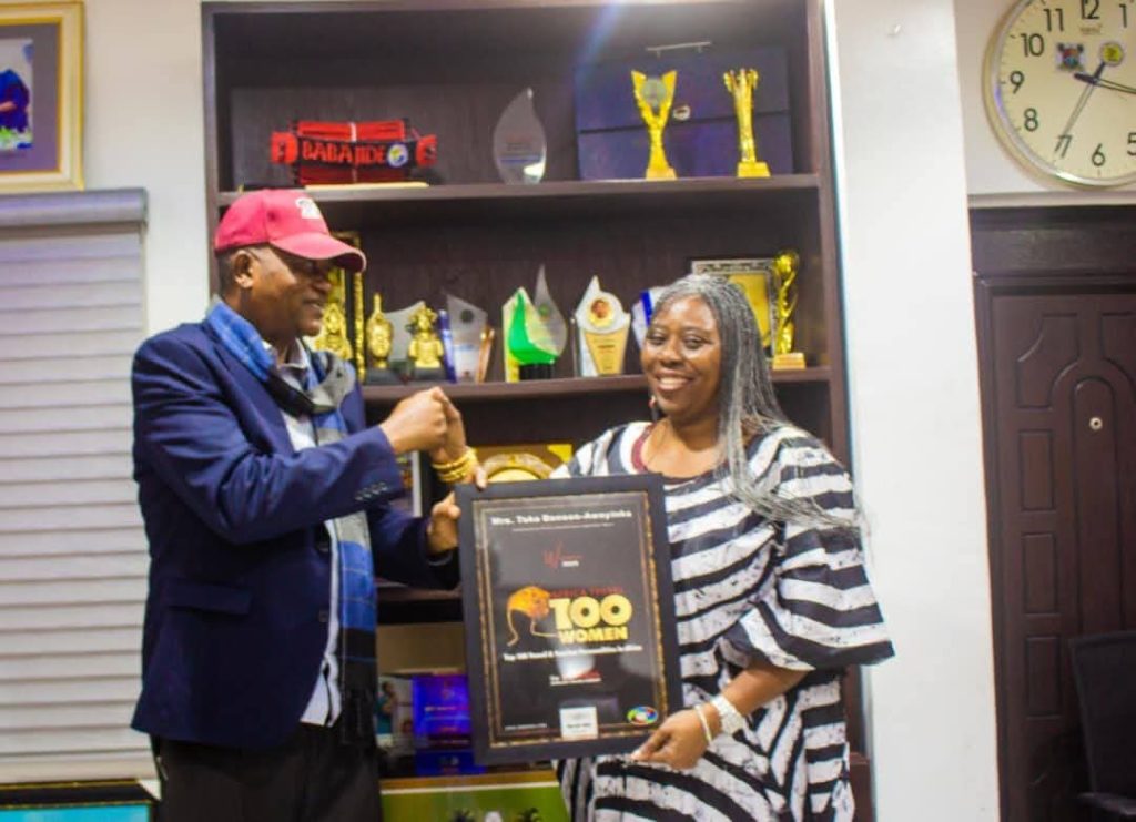 Toke Benson-Awoyinka receives AKWAABA Africa Travel Market 2025 award