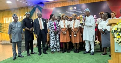 Tunwase High School students at LASPPPA modelling competition