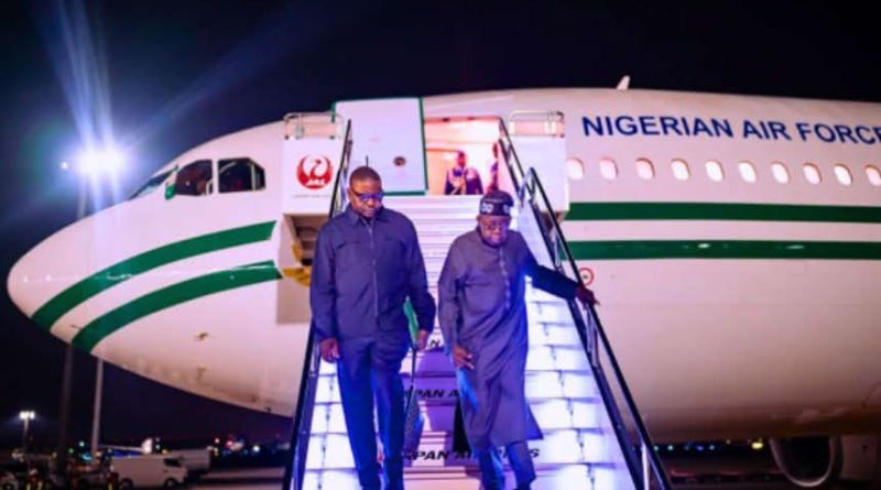 President Tinubu Arrives Lagos, Set to Visit Imo for Project Commissioning
