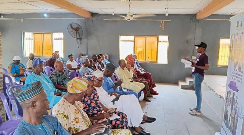 Mrs. Vivour Adeniyi at the Lagos DSVA Community Dialogue Committee Launch in Mushin