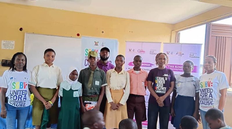 Students attend Lagos DSVA sensitization session on Technology-Facilitated Sexual and Gender-Based Violence in Ojo, Lagos.