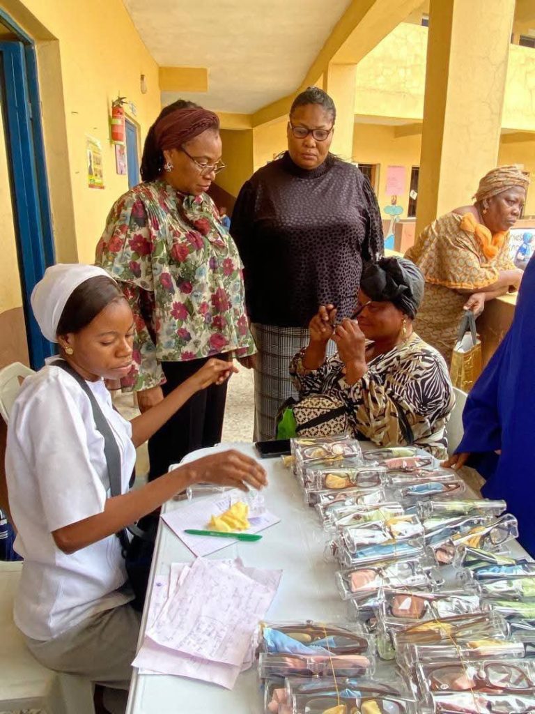 Retired public servants receive free medical screening during Governor Sanwo-Olu’s health outreach programme in Lagos.
