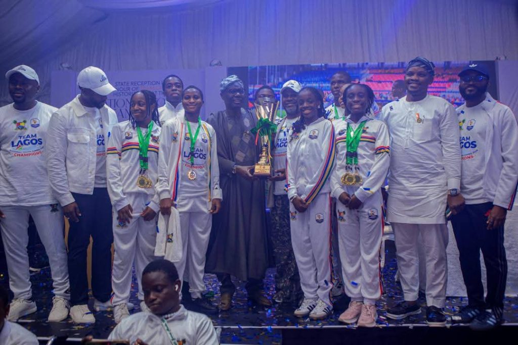 Governor Sanwo-Olu rewards Team Lagos athletes for 2025 National Youth Games victory