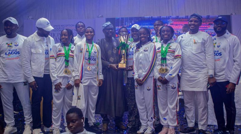 Governor Sanwo-Olu rewards Team Lagos athletes for 2025 National Youth Games victory