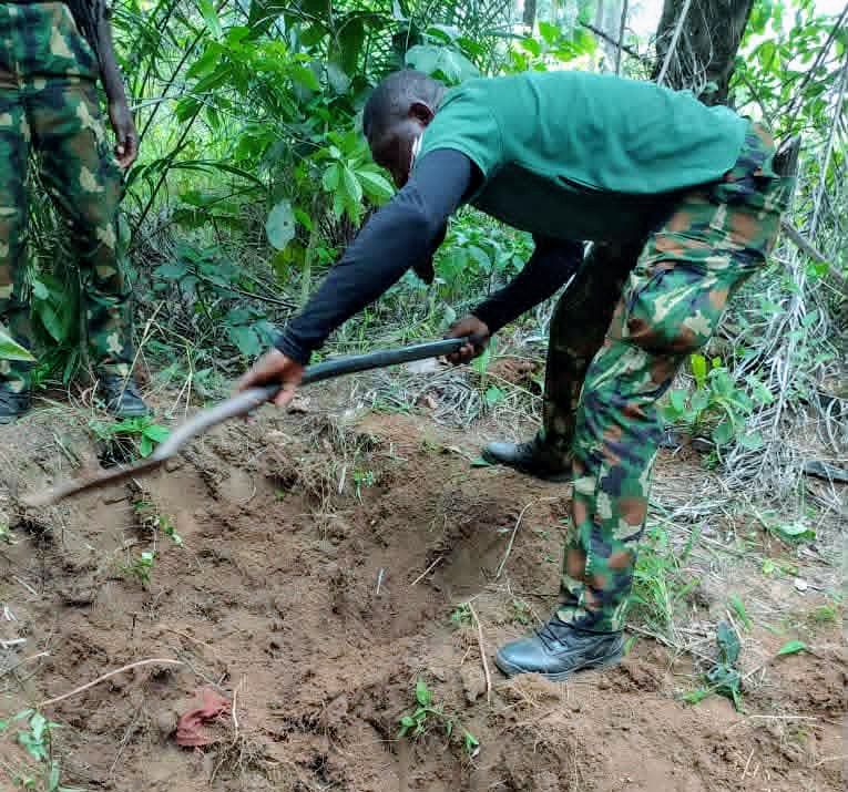 Troops dismantle IPOB/ESN stronghold in Imo, recovers suspected remains of slain personnel