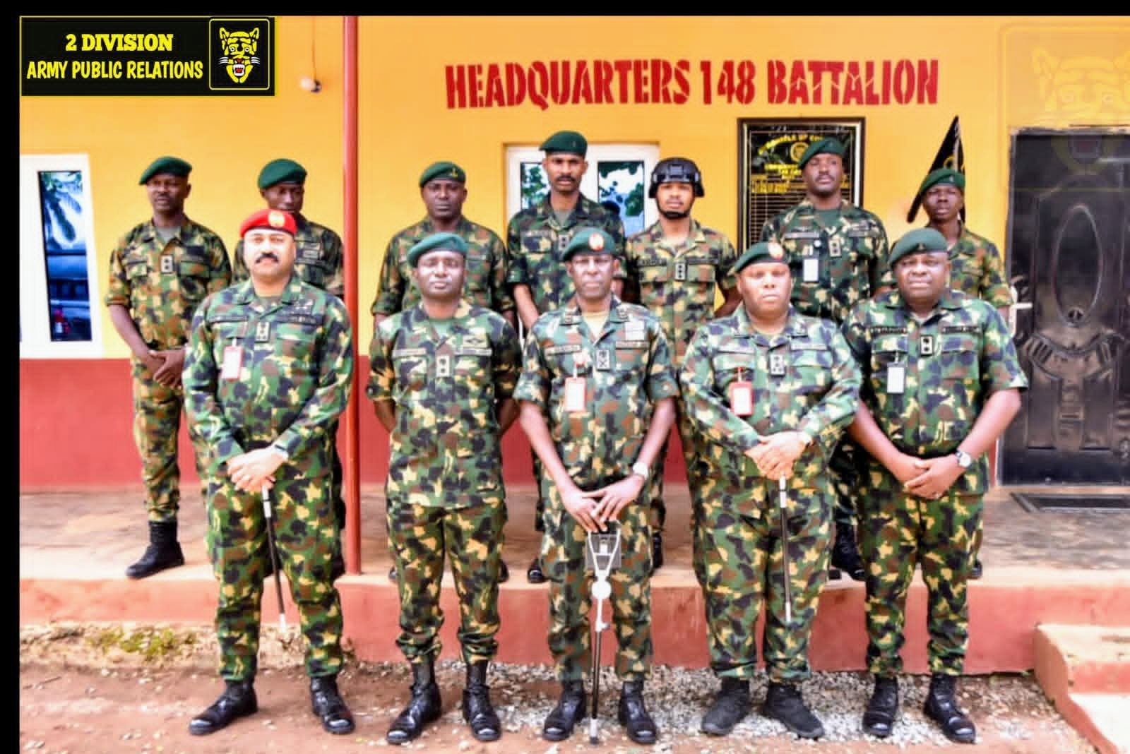 GOC 2 Division Visits 148 Battalion, Charges Troops to Uphold Army Core Values