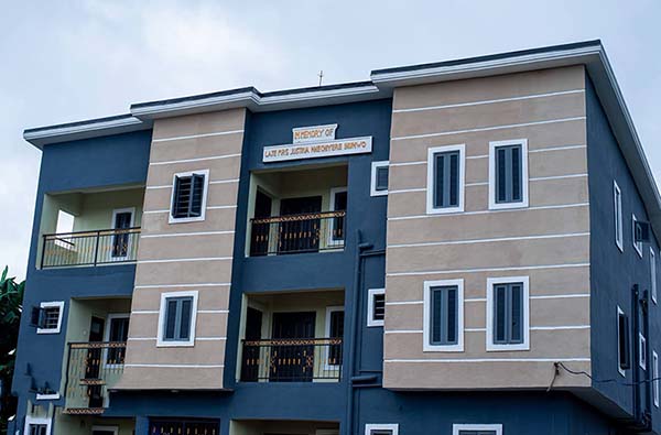 Amb Ihunwo honours late mother with Church parsonage, as Deputy Governor commissions project