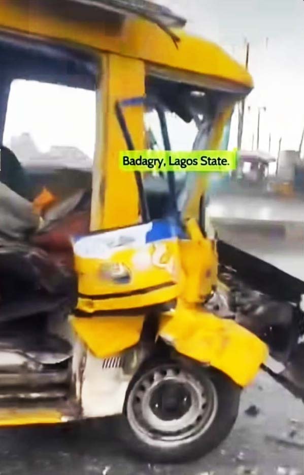 4 Killed, Scores Injured as Waste Compactor Truck Crushes Commercial Bus in Lagos