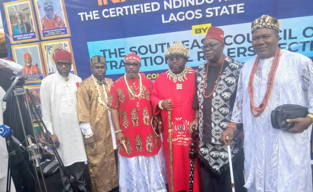 South-East Traditional Rulers Inaugurate Ndindu Ndigbo in Lagos